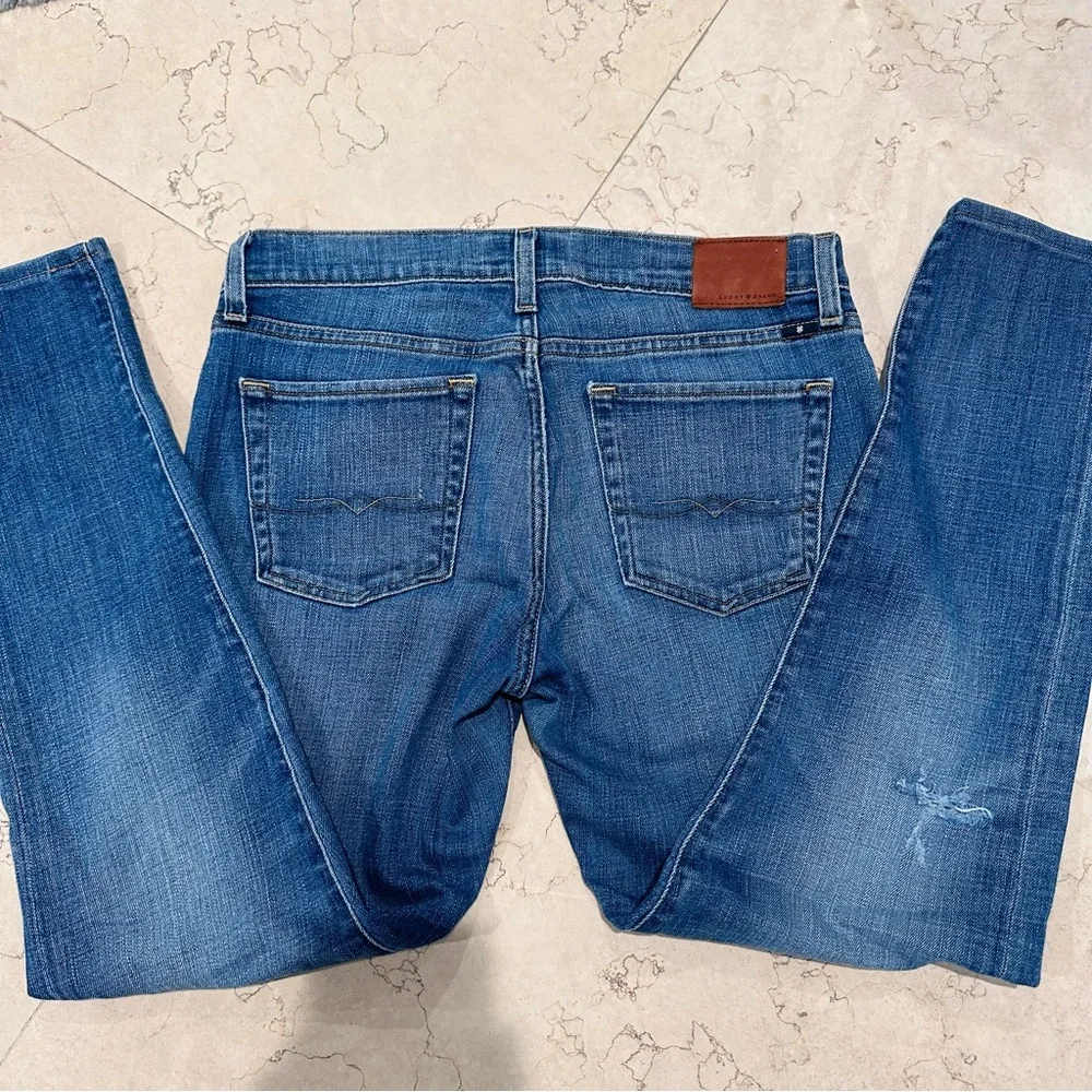 Lucky Brand Sienna Cigarette Jeans size 2/26 EUC - Picture 7 of 14